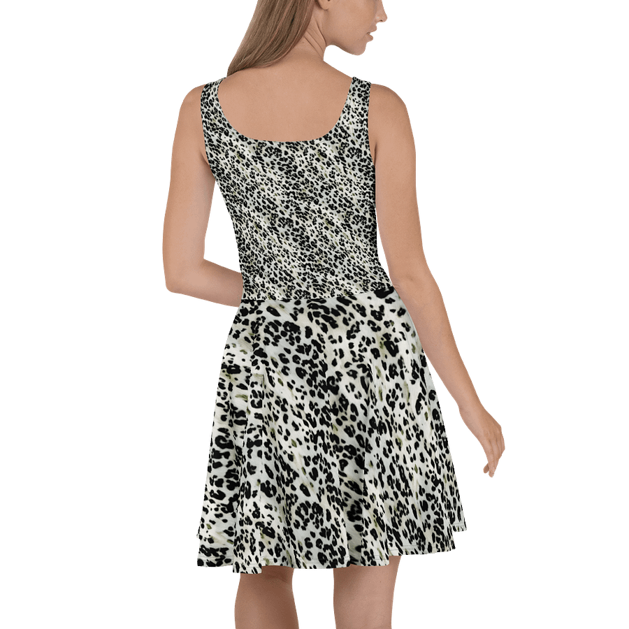 Green Leopard Skater Dress product image (4)