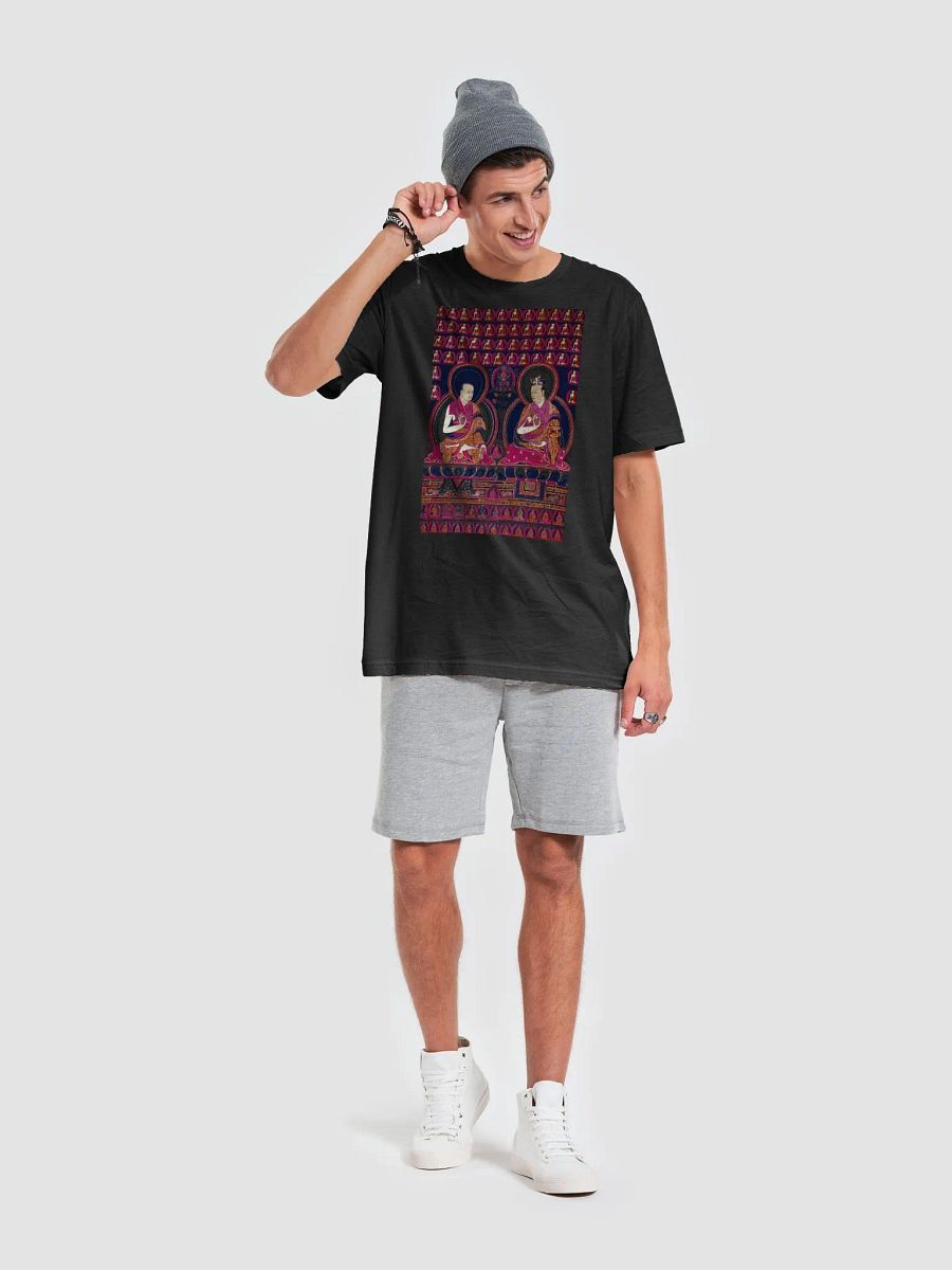 Mikyo Dorje and Sangye Nyenpa Traditional Buddhist Thangka Art Unisex T-Shirt product image (6)