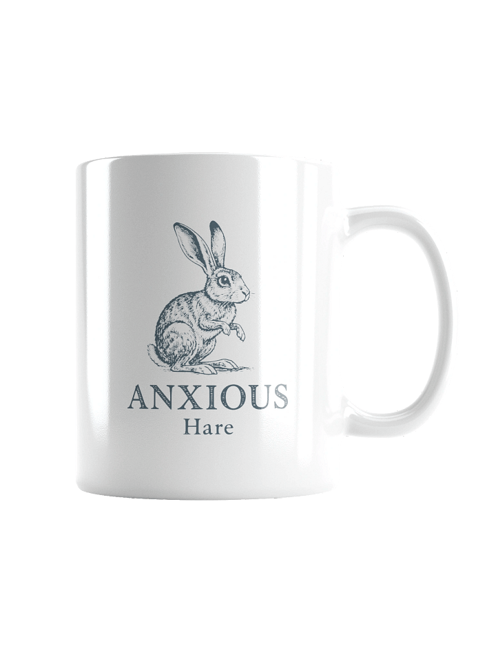 Anxious Hare Ceramic Mug product image (2)