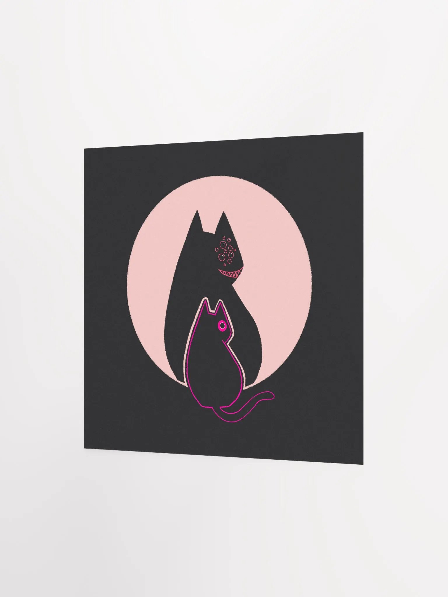 Black Cat + Shadow - Drawtober 2023 product image (4)