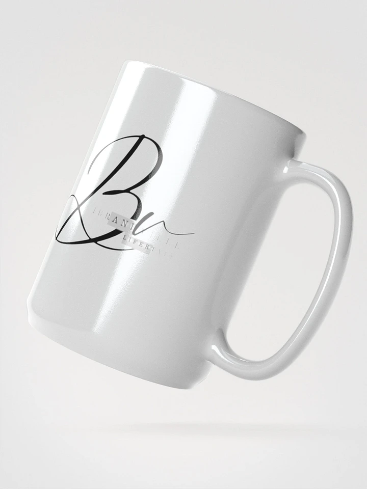 Dynamic Initial White Glossy Mug product image (2)