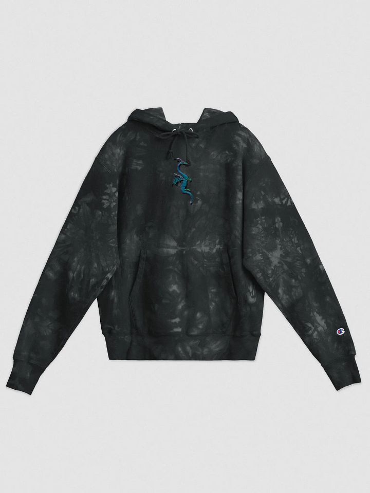 blue dragon tie dyed hoody product image (3)