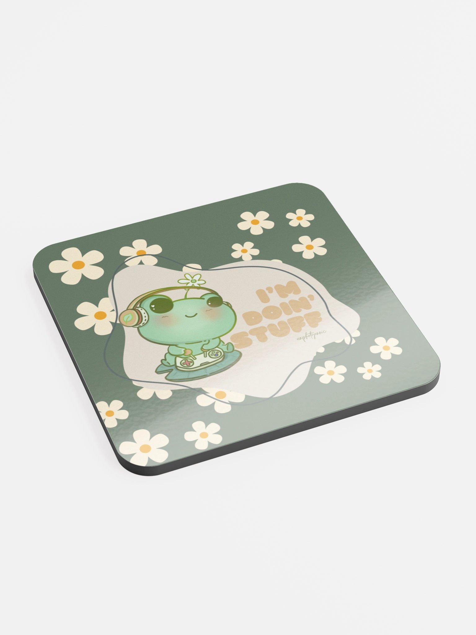 I'm Doin Stuff Cork Coaster product image (2)