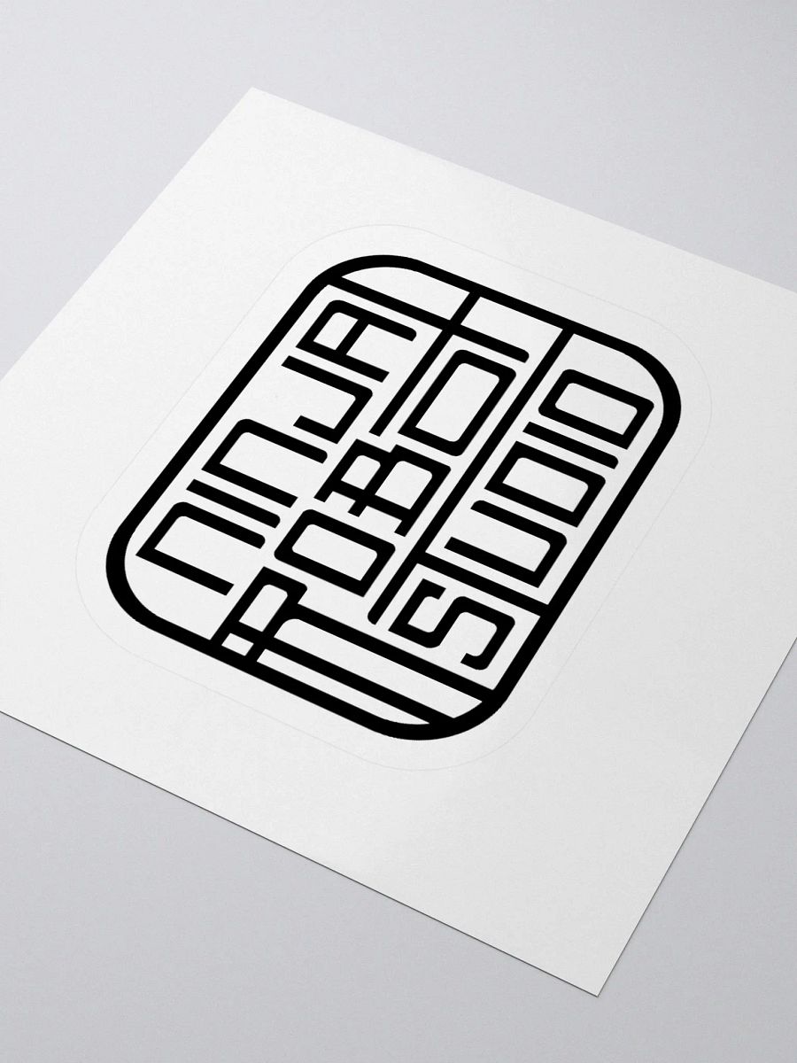 Ninja Robot Kiss Cut Sticker product image (3)