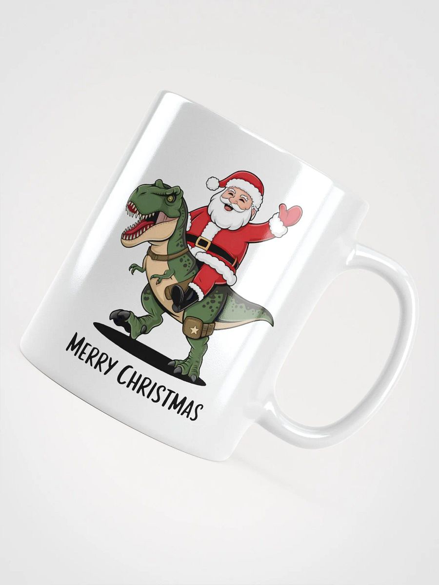 Santa on a Dino Mug product image (4)