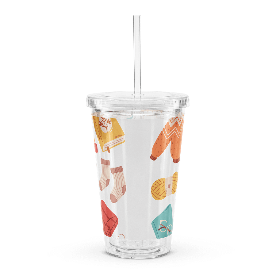 Cozy Autumn Delight Clear Tumbler product image (2)