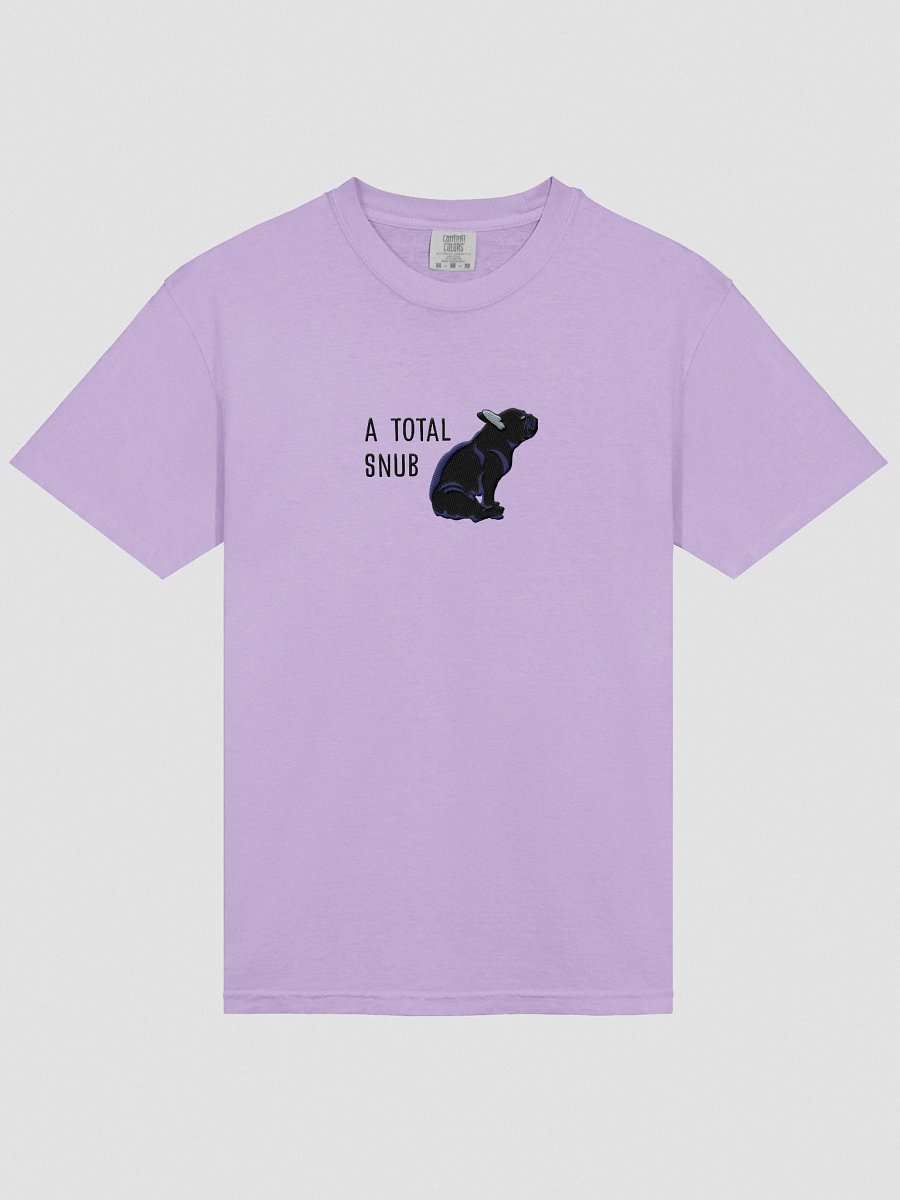 A Total Snub T-Shirt(Embroidered) of a French Bulldog(Black) product image (43)