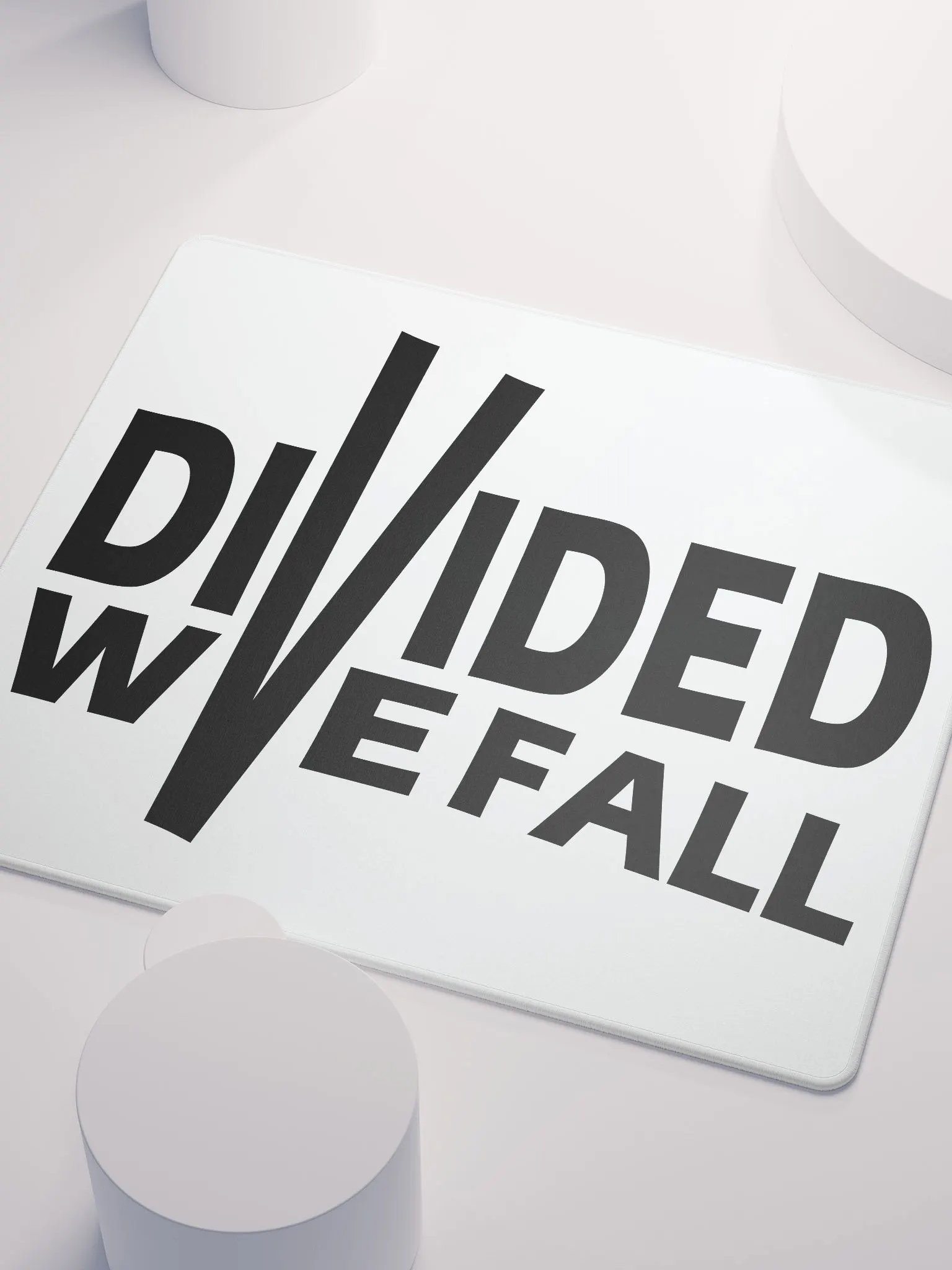 Divided We Fall - Black - Gaming Mouse Pad product image (3)