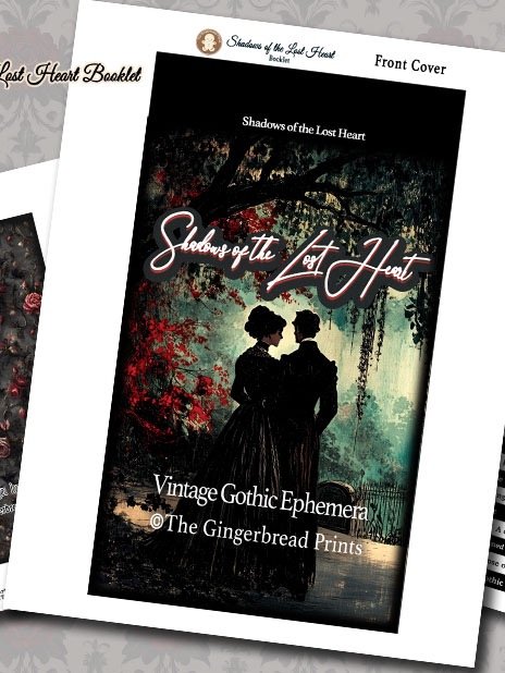 Shadows of the Lost Heart Ephemera Booklet - Dark Gothic Digital Download product image (1)