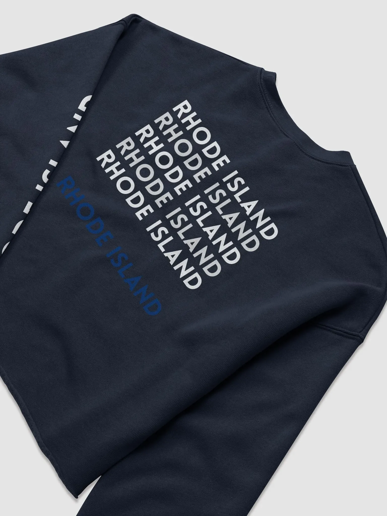 Rhode Island Sleeve Crop Sweatshirt (Midweight Fabric) product image (8)