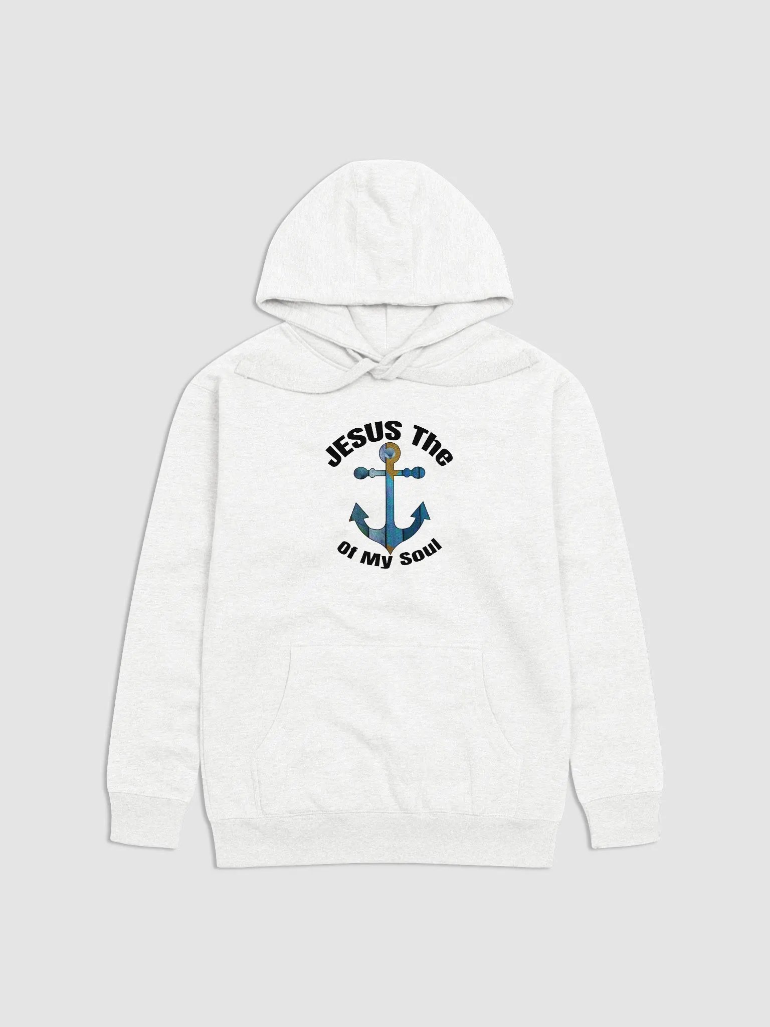 JESUS THE ANCHOR OF MY SOUL Pixelated Anchor Unisex Hoodie product image (1)