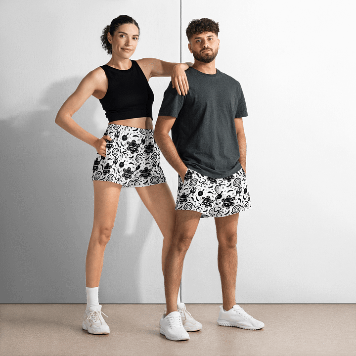 Taino Symbols All-Over Print Shorts product image (1)