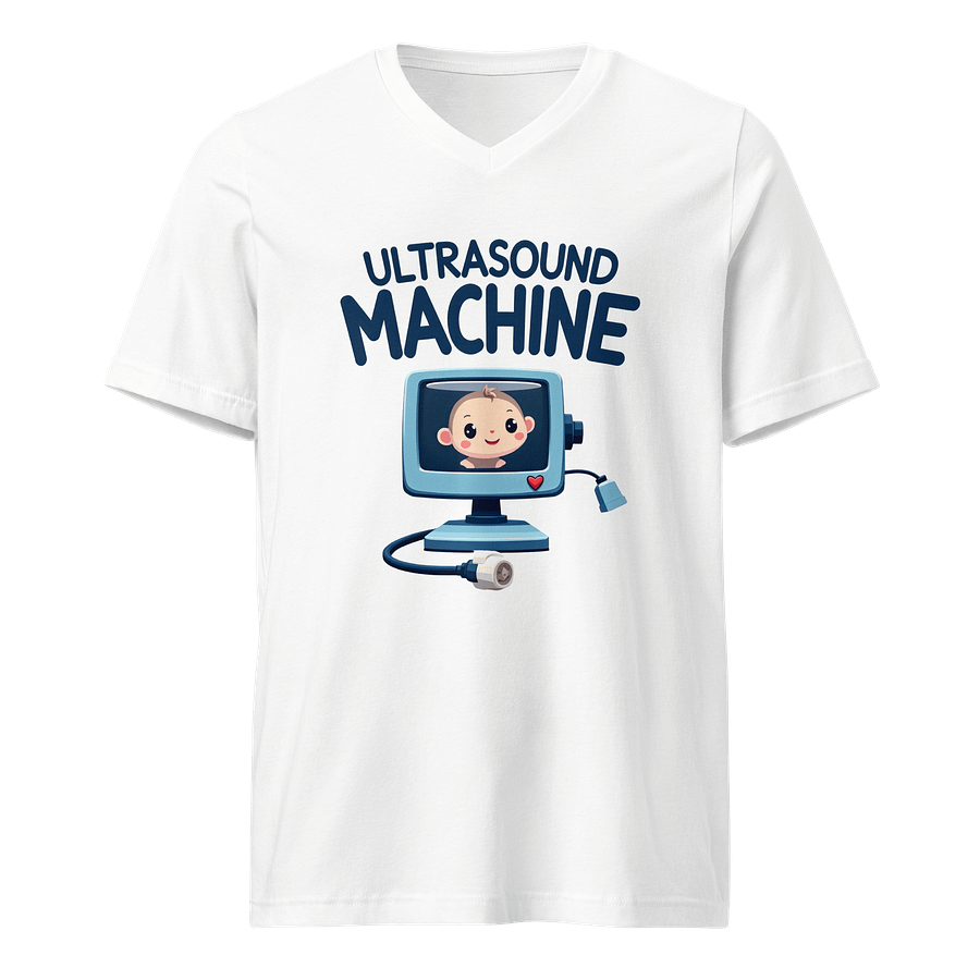 Joyful Baby Ultrasound Cartoon T-Shirt product image (1)