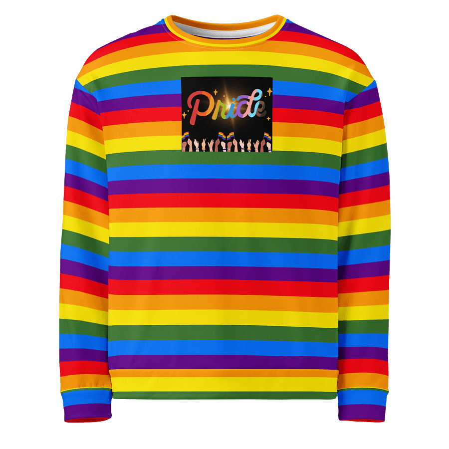 LGBTQIAP2S+ 2025, Pride Glow, Rainbow Sweatshirt product image (1)