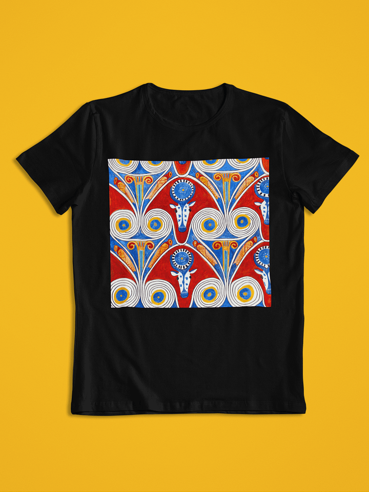 Ceiling Fragment, Tomb of Neferhotep Ancient Egypt Art Unisex T-Shirt product image (1)