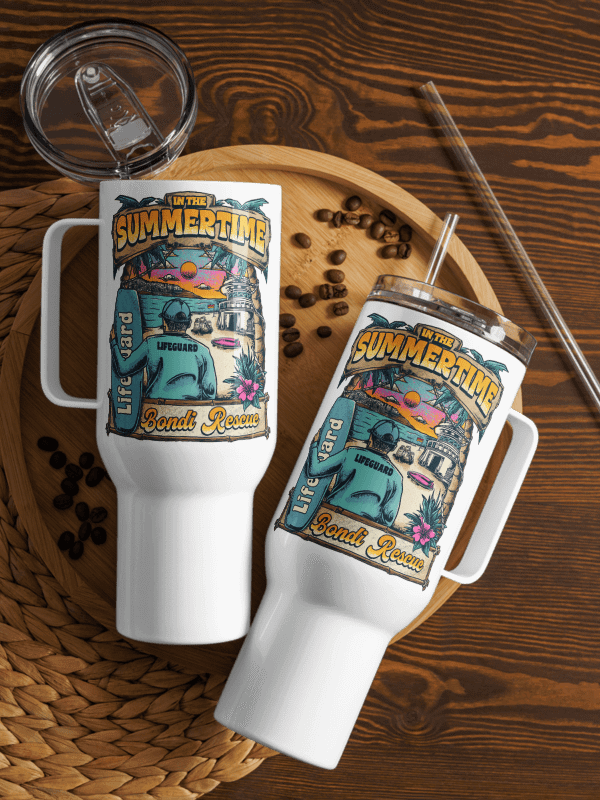 "In The Summertime" Travel Mug (40oz/1L) product image (2)