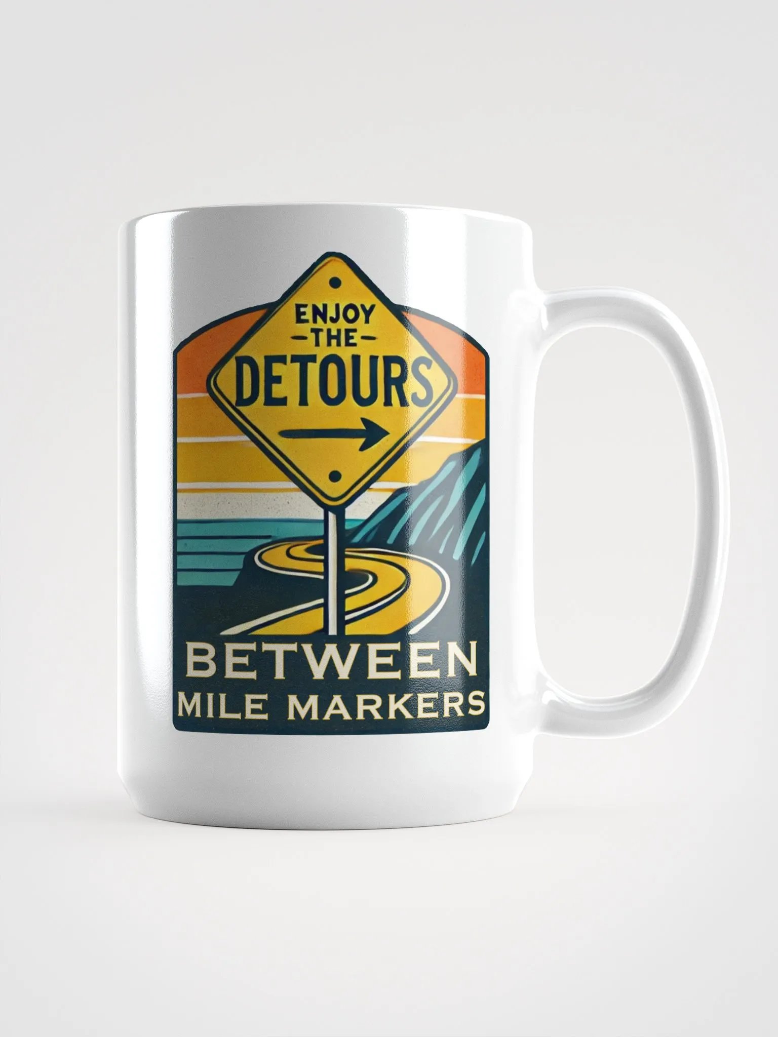 Enjoy The Detours White Coffee Mug product image (1)