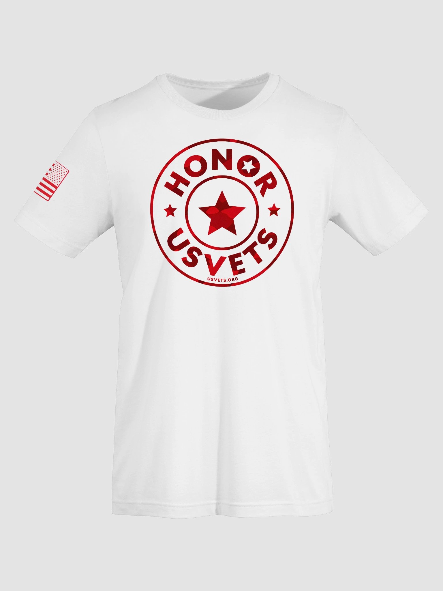 Red HONORUSVETS Star Tee product image (20)