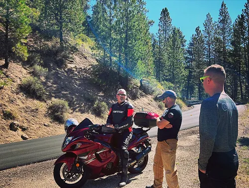 Riding in Idaho today #hayabusa #rideidaho #yamahachampschool