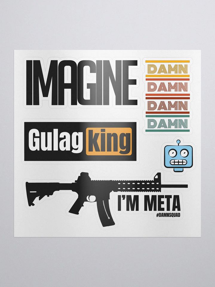 DamnSquad Sticker Sheet v2 product image (1)