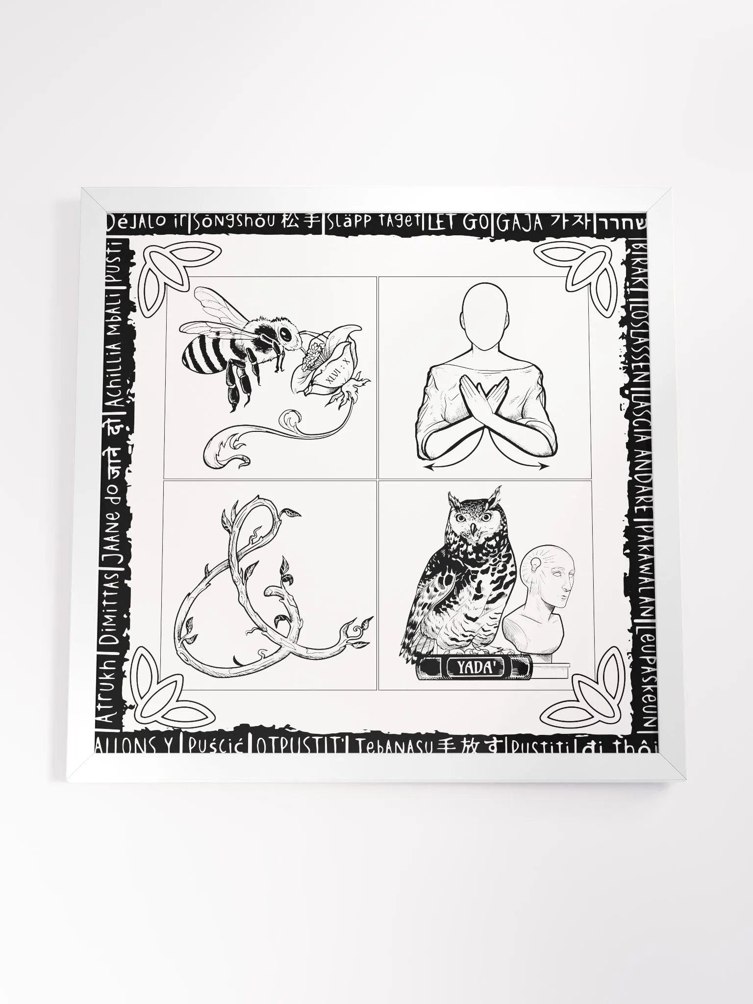 Wall Art (Bee still & know) product image (5)