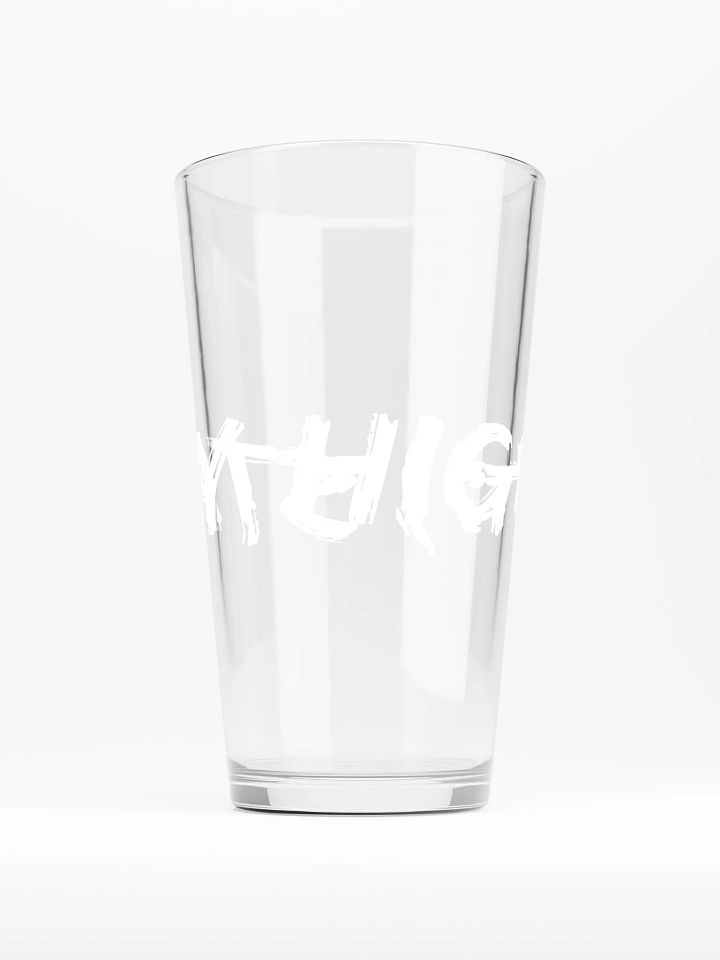 Stay High Shaker Pint 16 oz Glass (White Text) product image (1)