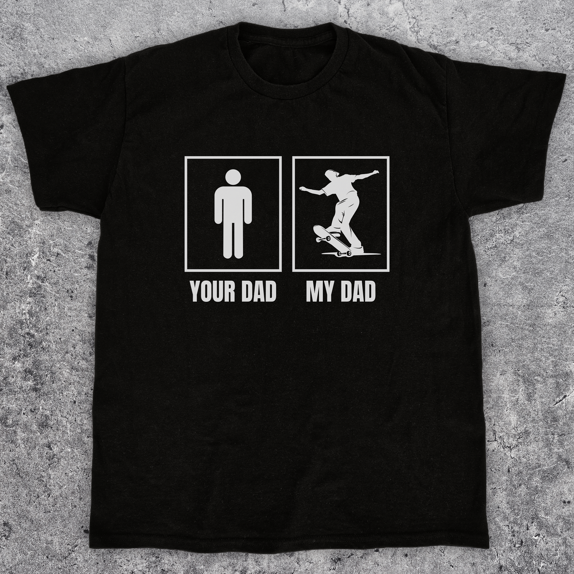 Your dad my dad, funny skateboarding t-shirt, unisex product image (1)