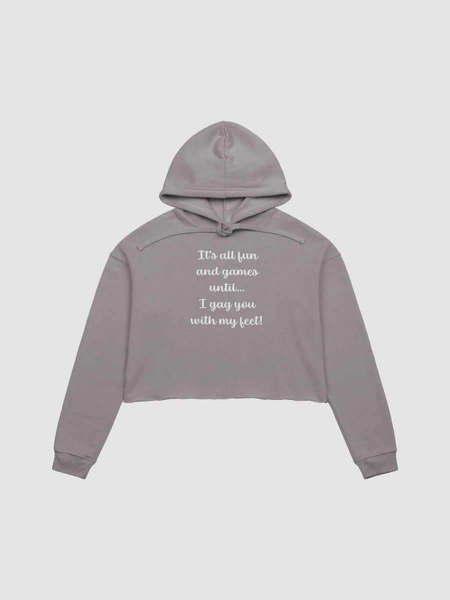 It's All Fun and Games Cropped Hoodie product image (1)