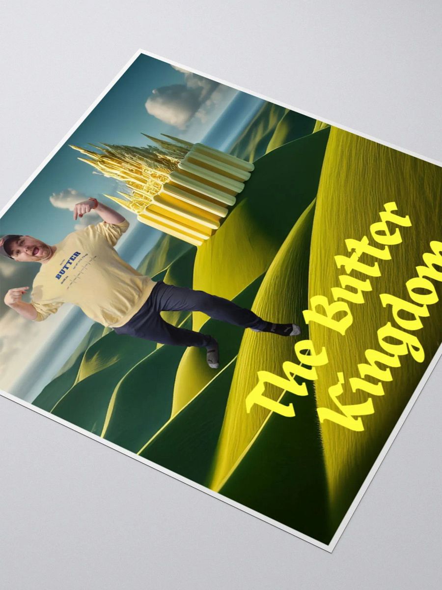 Maverick's Hangar Butter Kingdom Kiss Cut Sticker product image (5)
