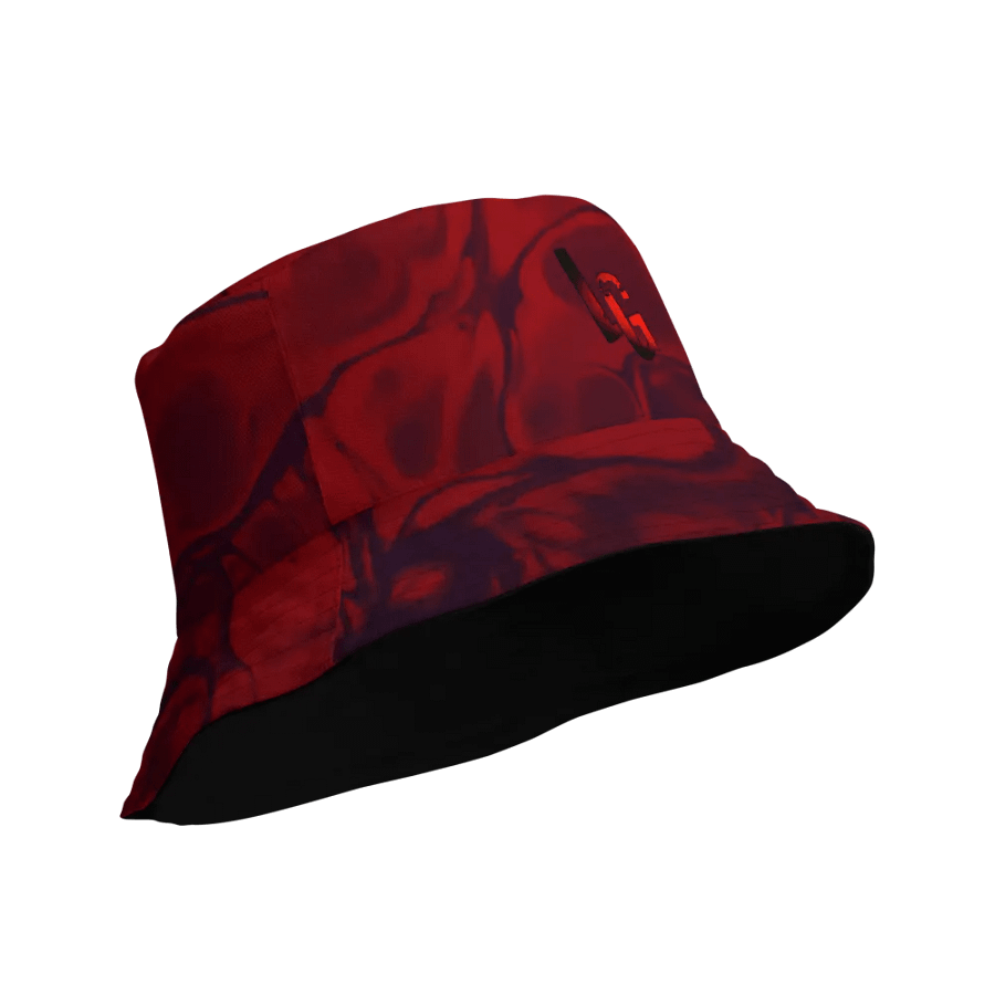 Reversible Black/Blood Paradise Bucket Hat product image (10)