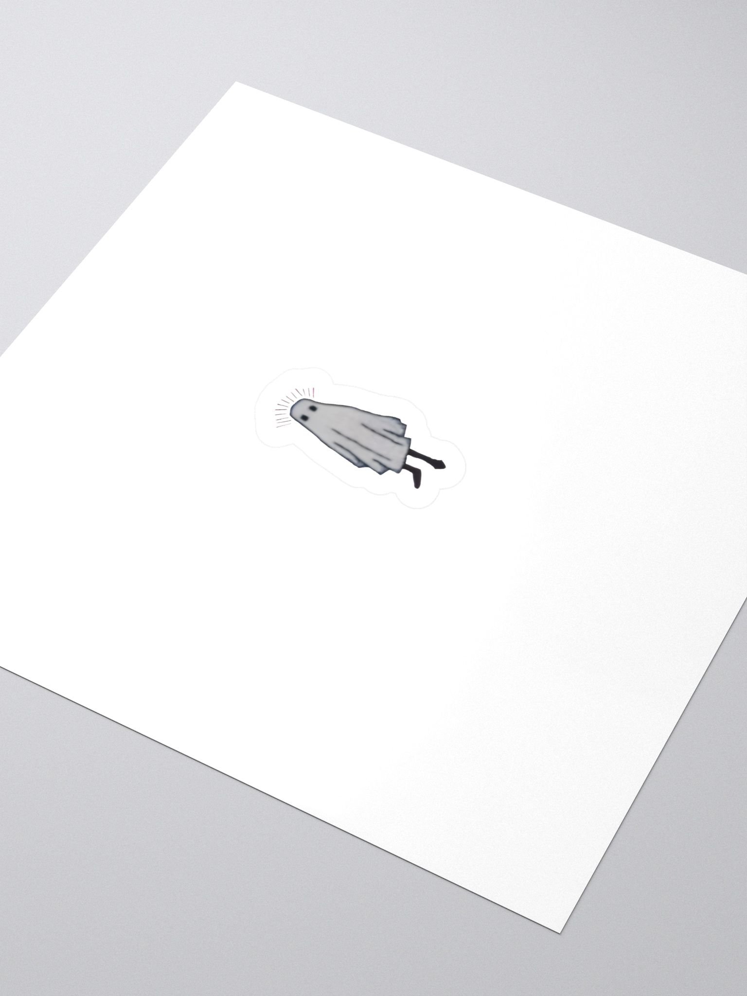 Spooky Ghost Kiss Cut Stickers product image (3)