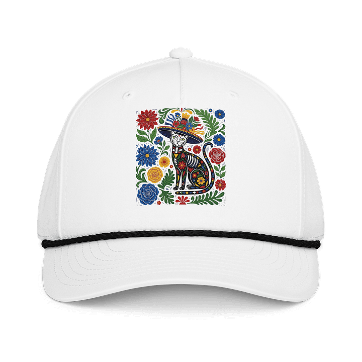 Floral Feline Fantasy Cap product image (1)