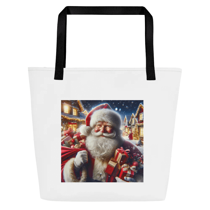 Love Joy Santa With Gifts Tote Bag product image (1)