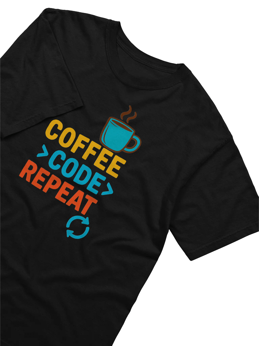 Coffee Code Repeat T-Shirt product image (7)