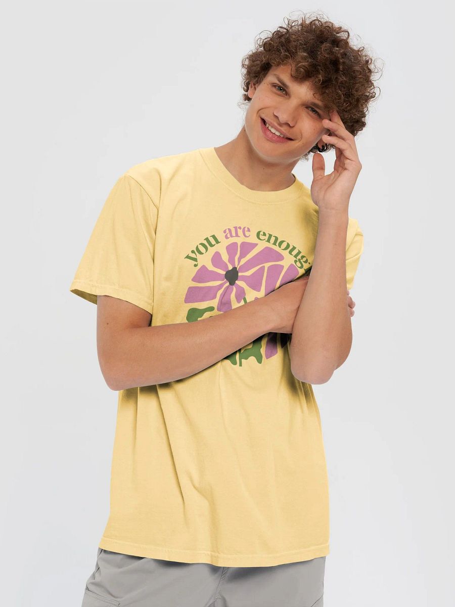 Your Are Enough Bloom Cotton Heavyweight T-Shirt product image (4)