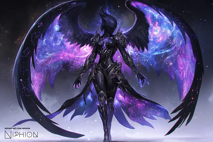 One-Time Exclusive – Nebula Archangel #12 - Animated Fantasy Art + Commercial Rights product image (1)