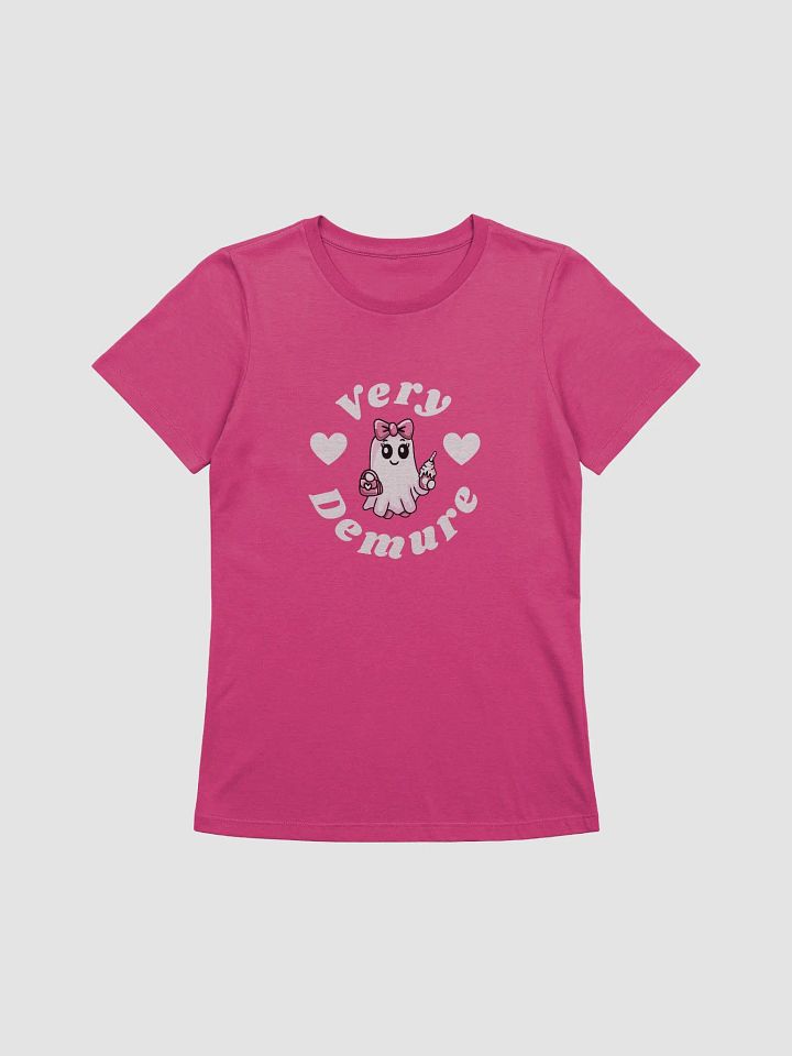 Very Demure Cute Ghost Design Women's Supersoft Relaxed Fit T-Shirt product image (1)