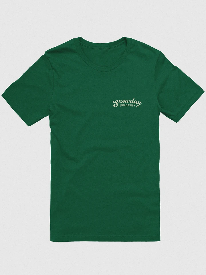 Snowday University t-shirt - green product image (1)
