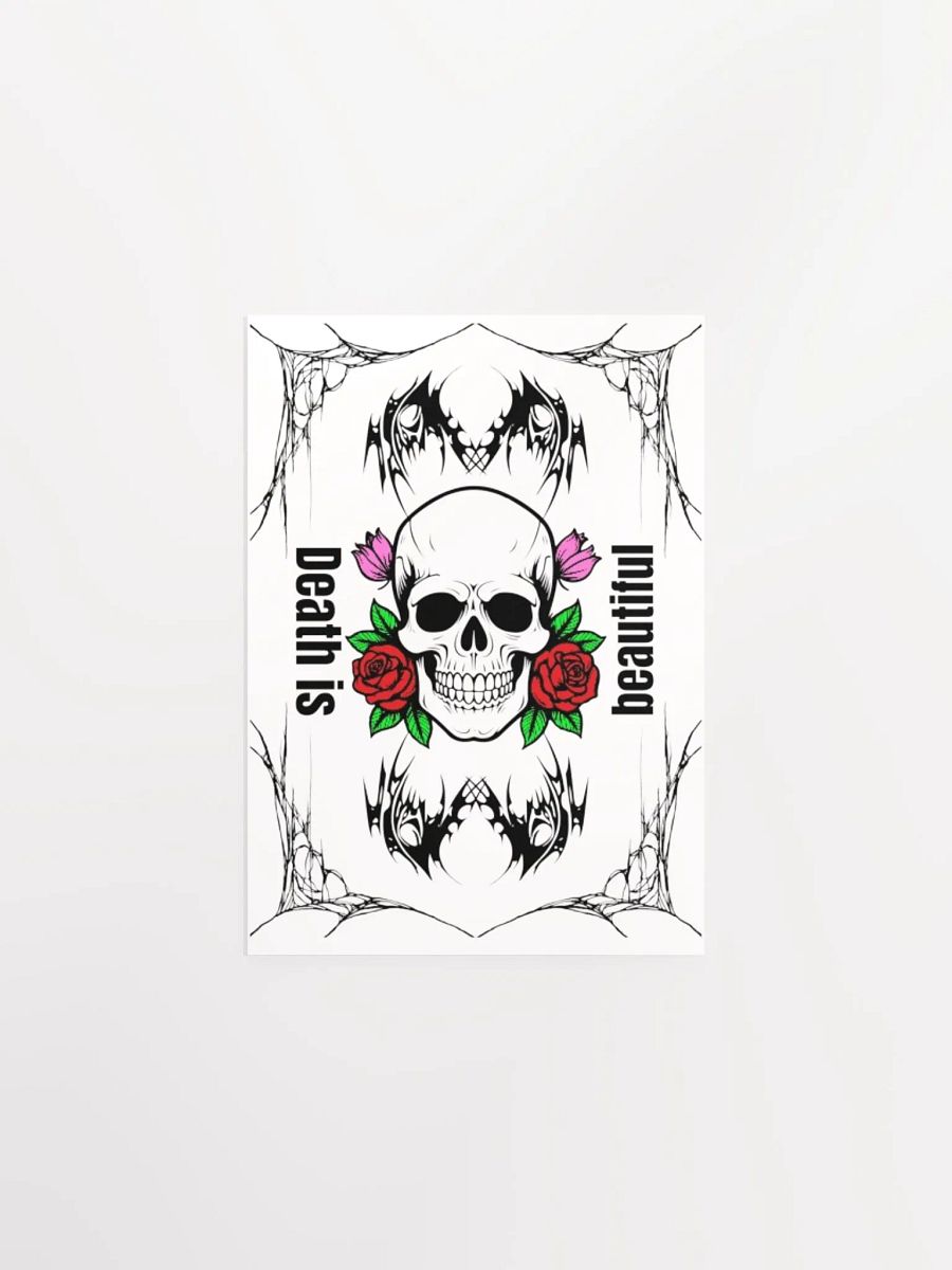 Floral Skull Fantasy Art Poster product image (2)