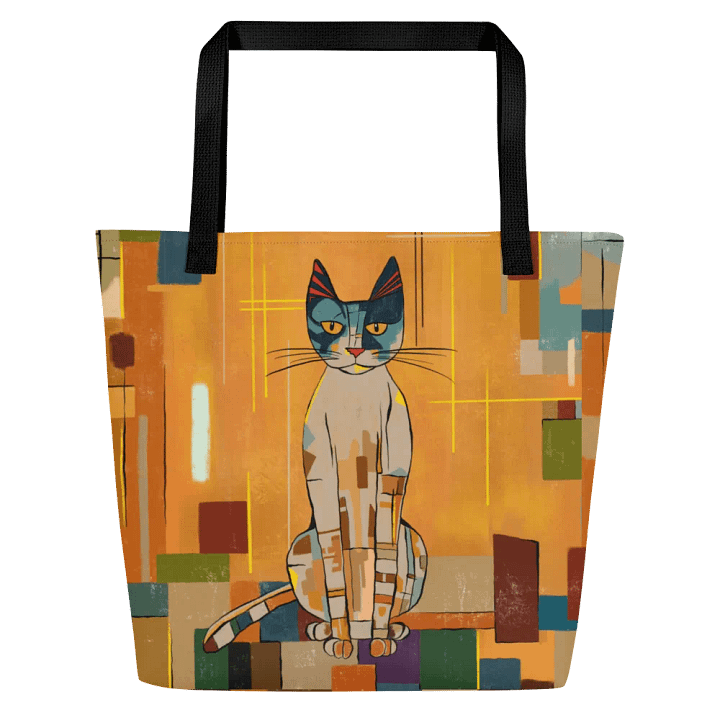 Art Nouveau Klimt-inspired Gold Cat Bag product image (2)