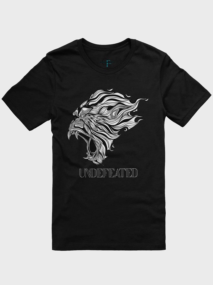 Black & White Gorilla Head "UNDEFEATED" Tee | Bella + Canvas 3001 Unisex Shirt product image (3)