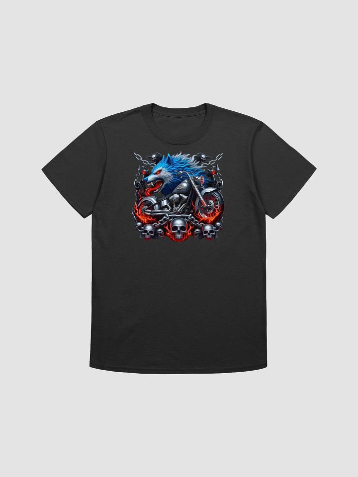 Wolf Rider Biker T-Shirt #37 product image (1)