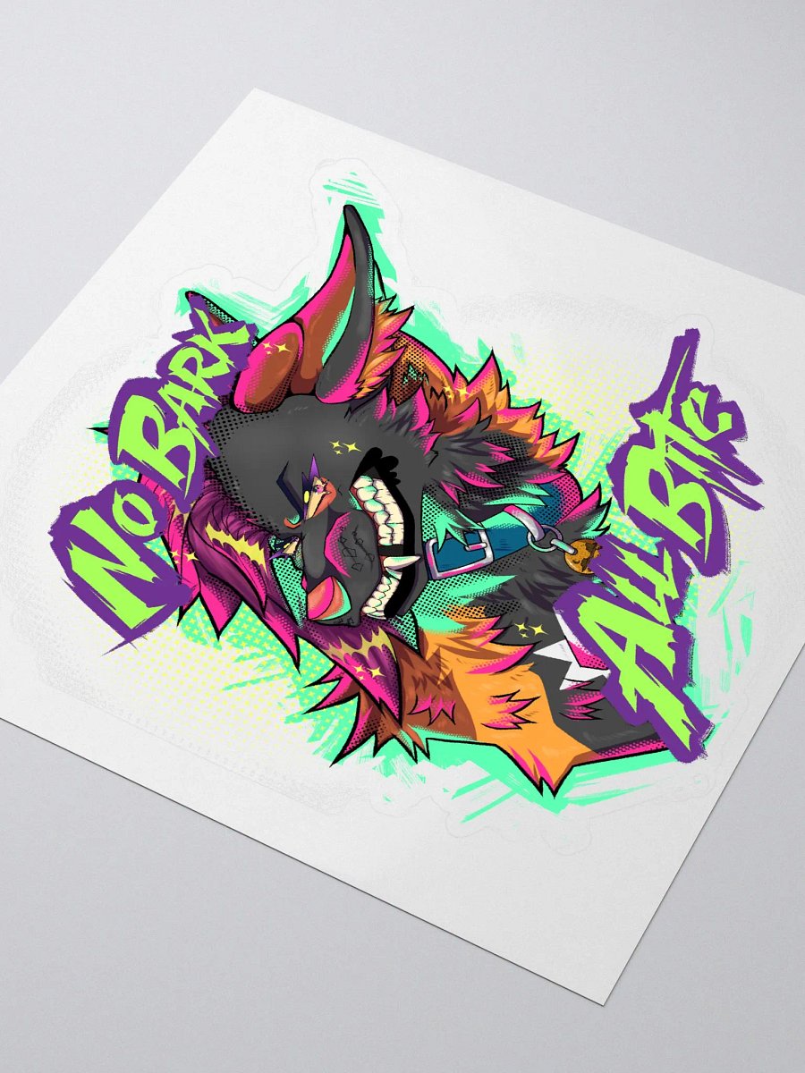 No Bark, All Bite Sticker product image (3)