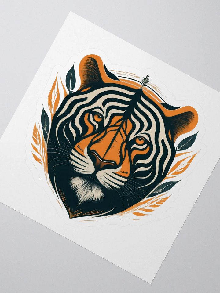 Tiger Stripes Kiss Cut Stickers product image (2)