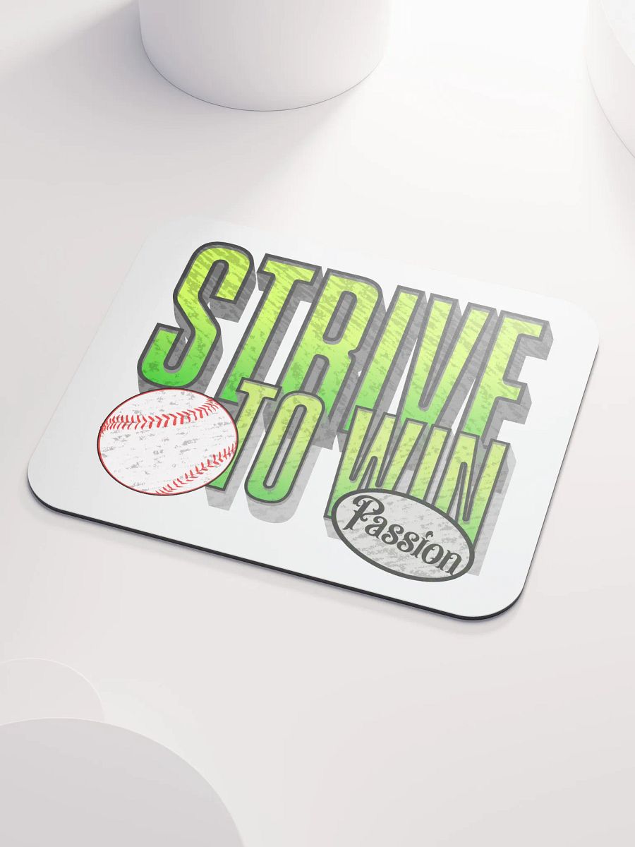 Strive To Win Baseball Passionate Strive Mouse Pad product image (3)