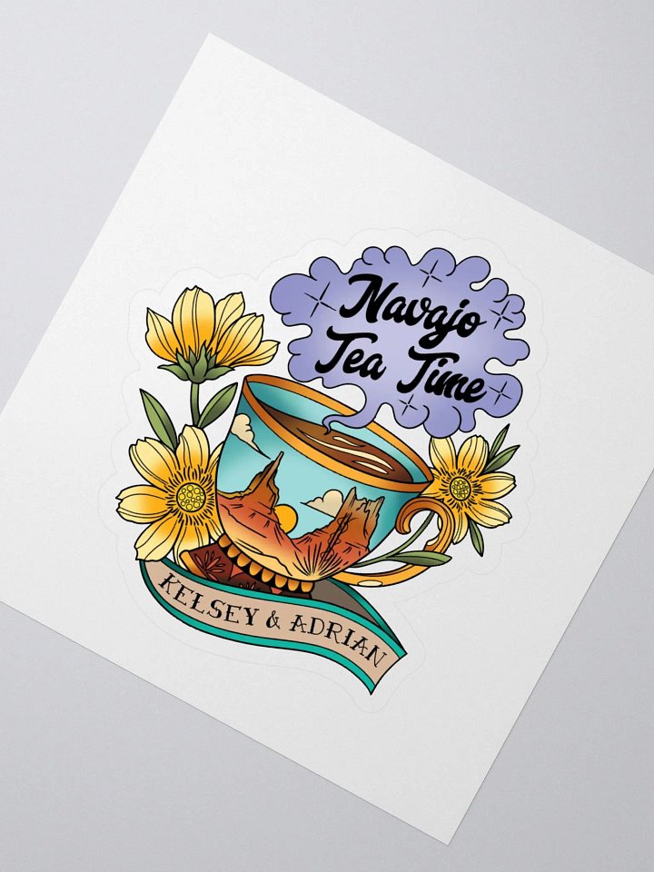 Navajo Tea Time Sticker product image (2)