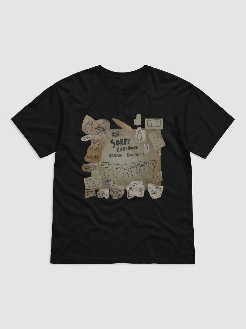 evil cardboard shirt