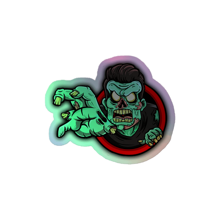 KillrZombie Logo Holographic Sticker product image (2)
