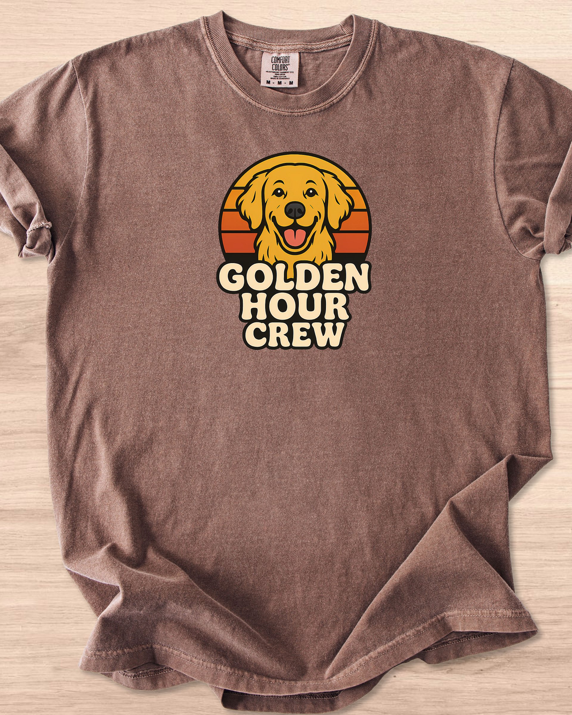 Golden Hour Crew (Golden Retriever) Tee product image (5)