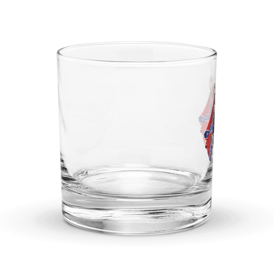 "Young" Last Name Rebel Redneck Deer - Rocks Glass product image (3)